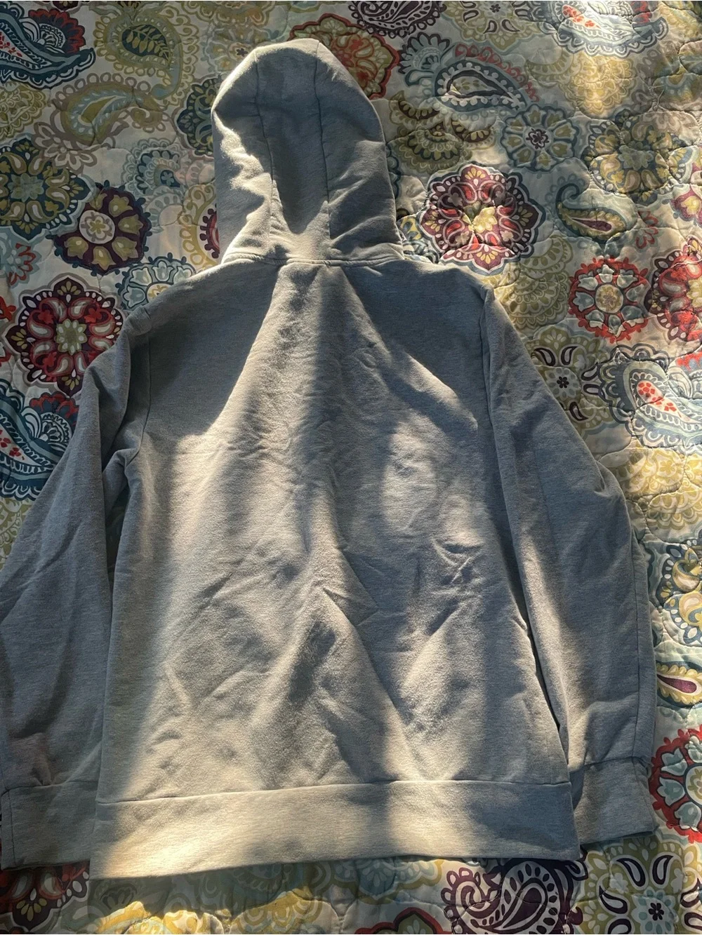Reebok Boys Gray Quarter Zip Utility Pocket Hoodie L 10/12